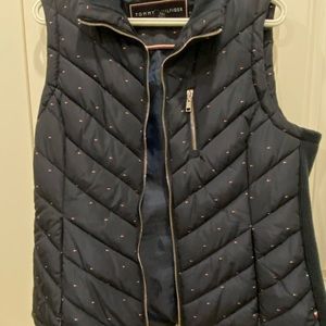 Tommy Hilfiger vest- blue with red and white Tommy Hilfiger symbols